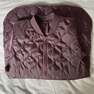 Zella Quilted Jacket in Deep Burgundy Fudge